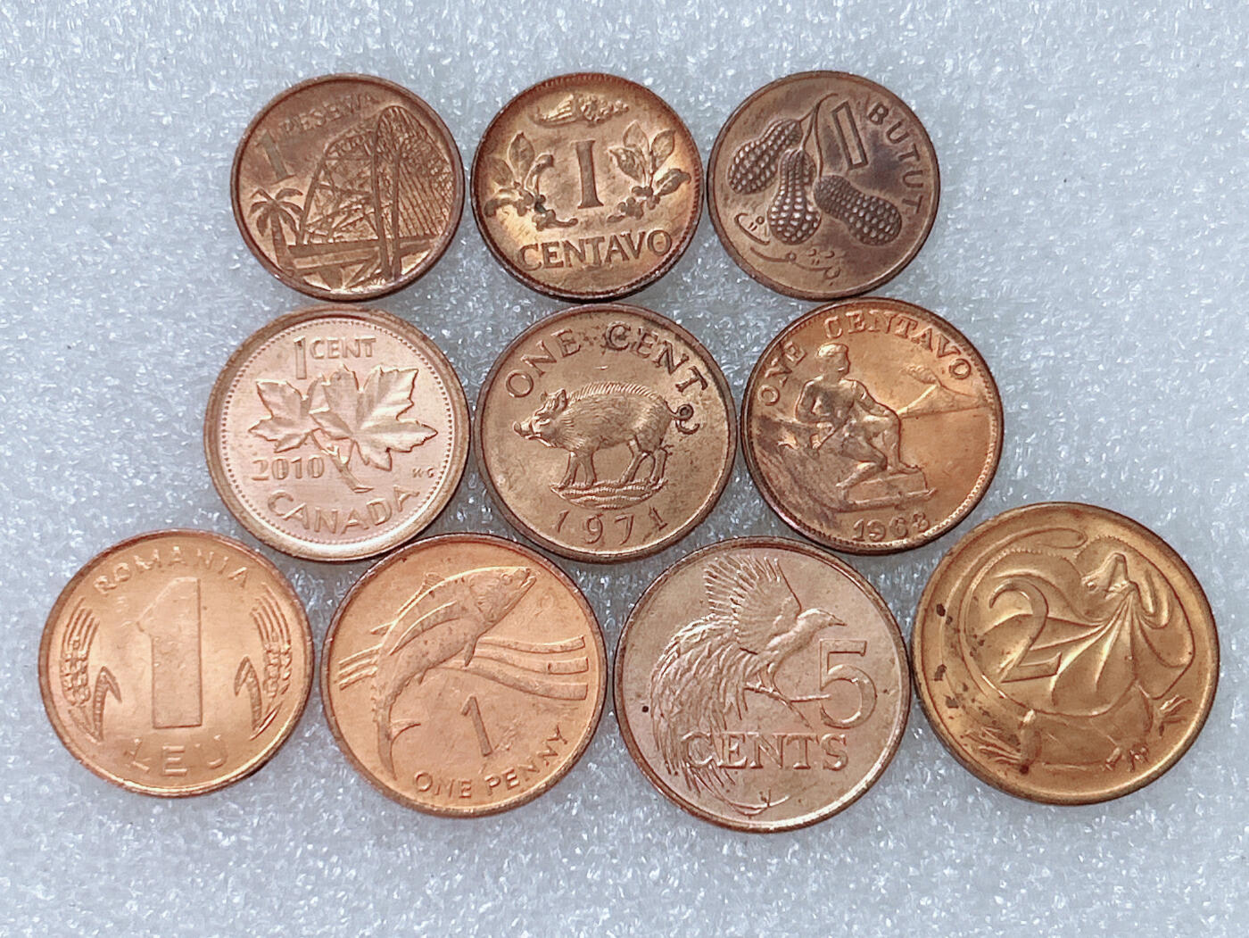 第一海外回流一元起拍收藏 散集专场  第259期 散币一组10枚 带光品