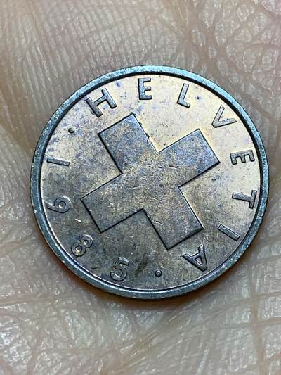 2025年第一百一十九场(总第一百四十五场）外国好品散币(免佣金) - 瑞士🇨🇭1985年1分(无标版)