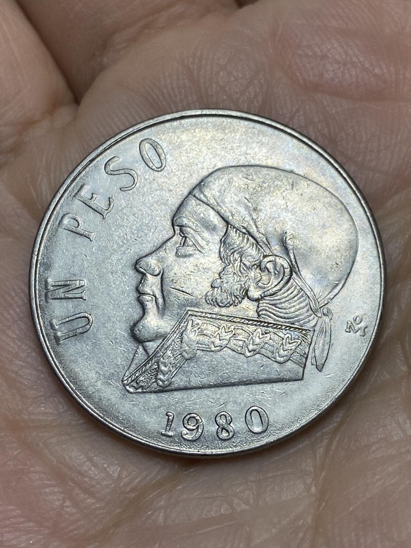 2025年第一百一十九场(总第一百四十五场）外国好品散币(免佣金) 墨西哥🇲🇽1980年1比索