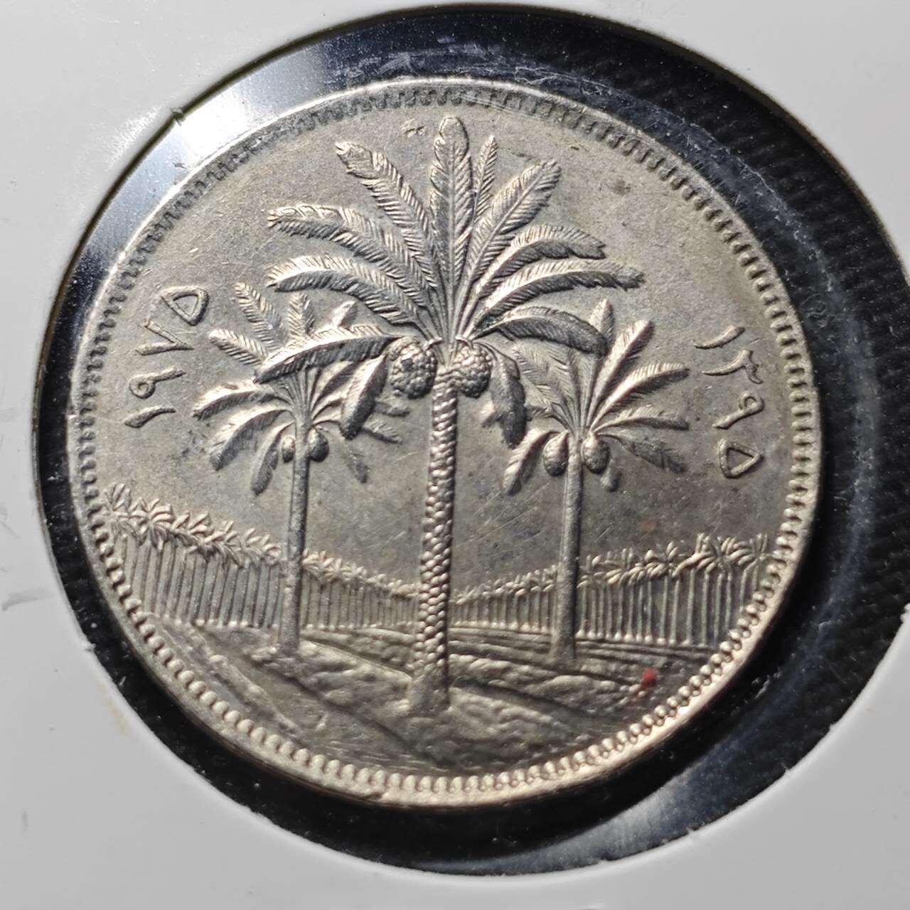 KK钱币收藏小铺  第360场  2月预留时间 周末发货  伊拉克100费尔椰树 品不错