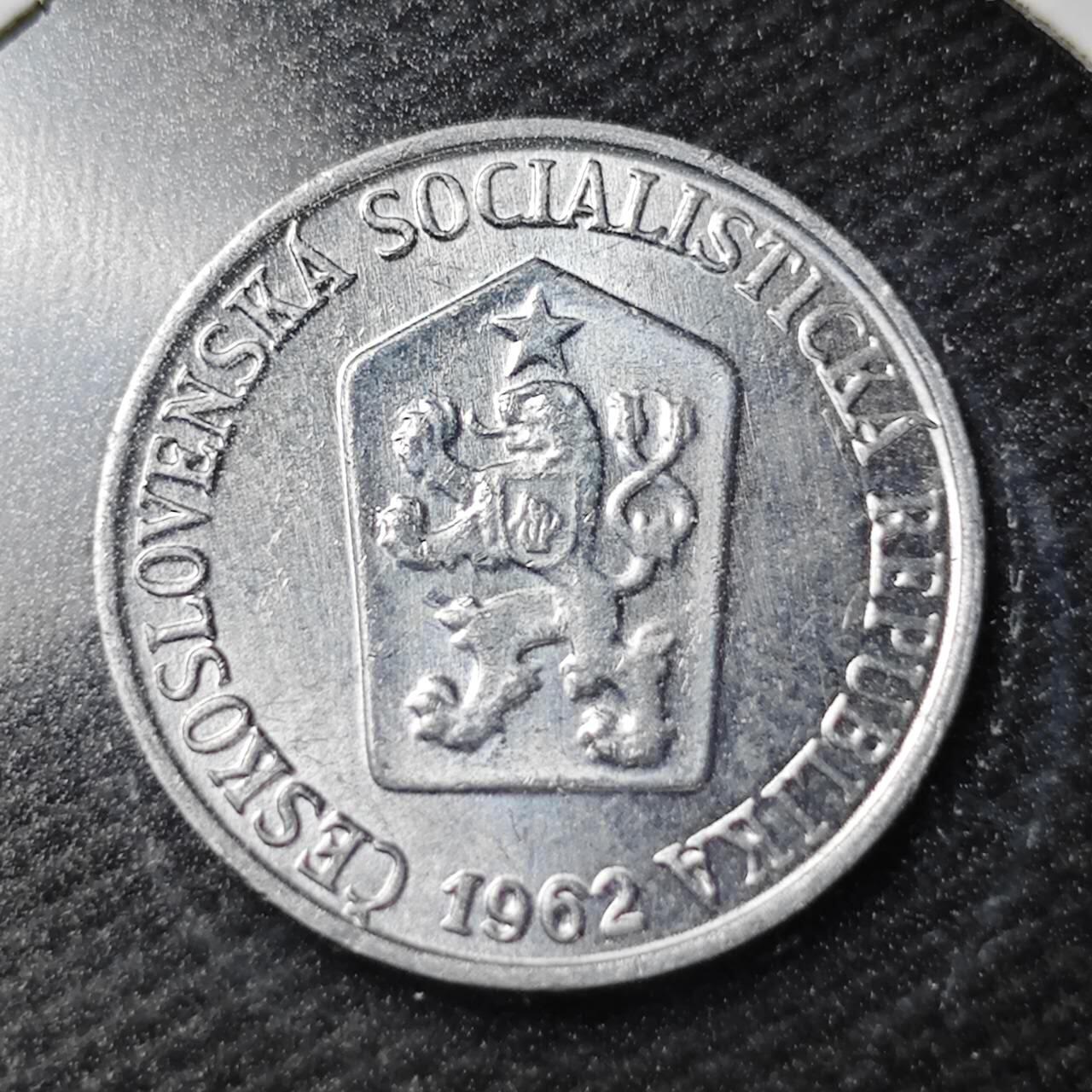 KK钱币收藏小铺  第361场  2月预留时间 周末发货  捷克斯洛伐克1赫勒 好品