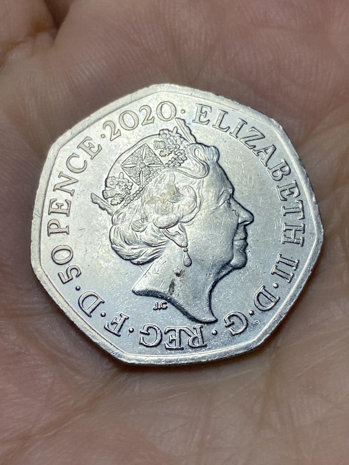 2025年第一百一十九场(总第一百四十五场）外国好品散币(免佣金) 英国🇬🇧2020年50便士(多元化的不列颠纪念币)