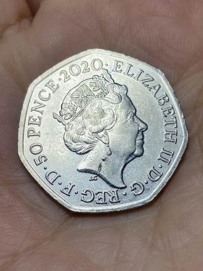 2025年第一百一十九场(总第一百四十五场）外国好品散币(免佣金) - 英国🇬🇧2020年50便士(多元化的不列颠纪念币)