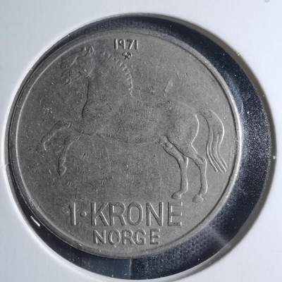 沼泽如烟--第885场 - 挪威1971年1克朗