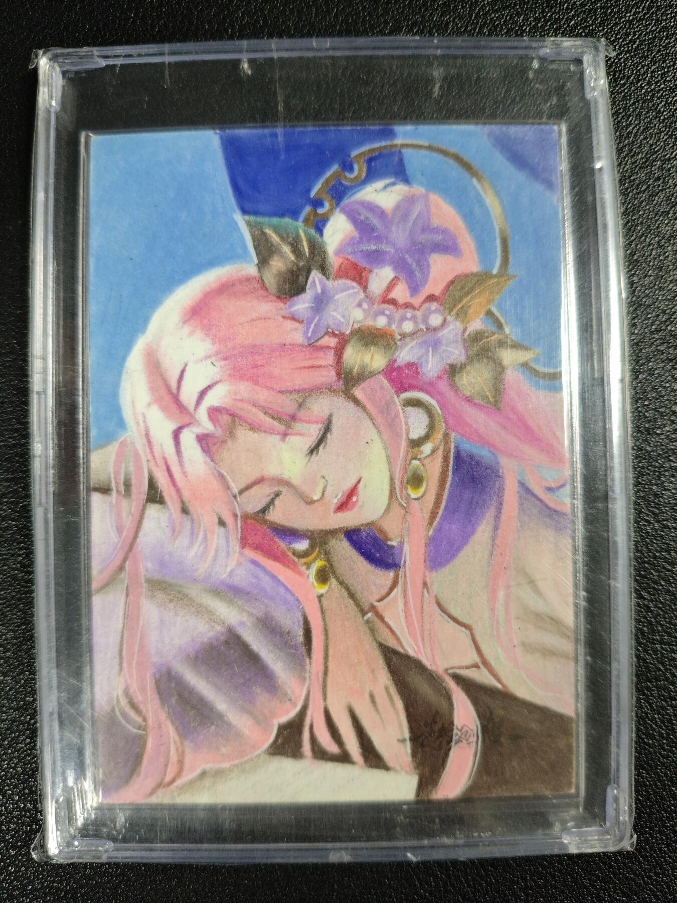 天玑星卡拍第133期《10.30周四截拍》持续收拍收评中 满赠卡需备注 【手绘卡】艺绘创想 云龙 动漫美女 1/1 手绘卡