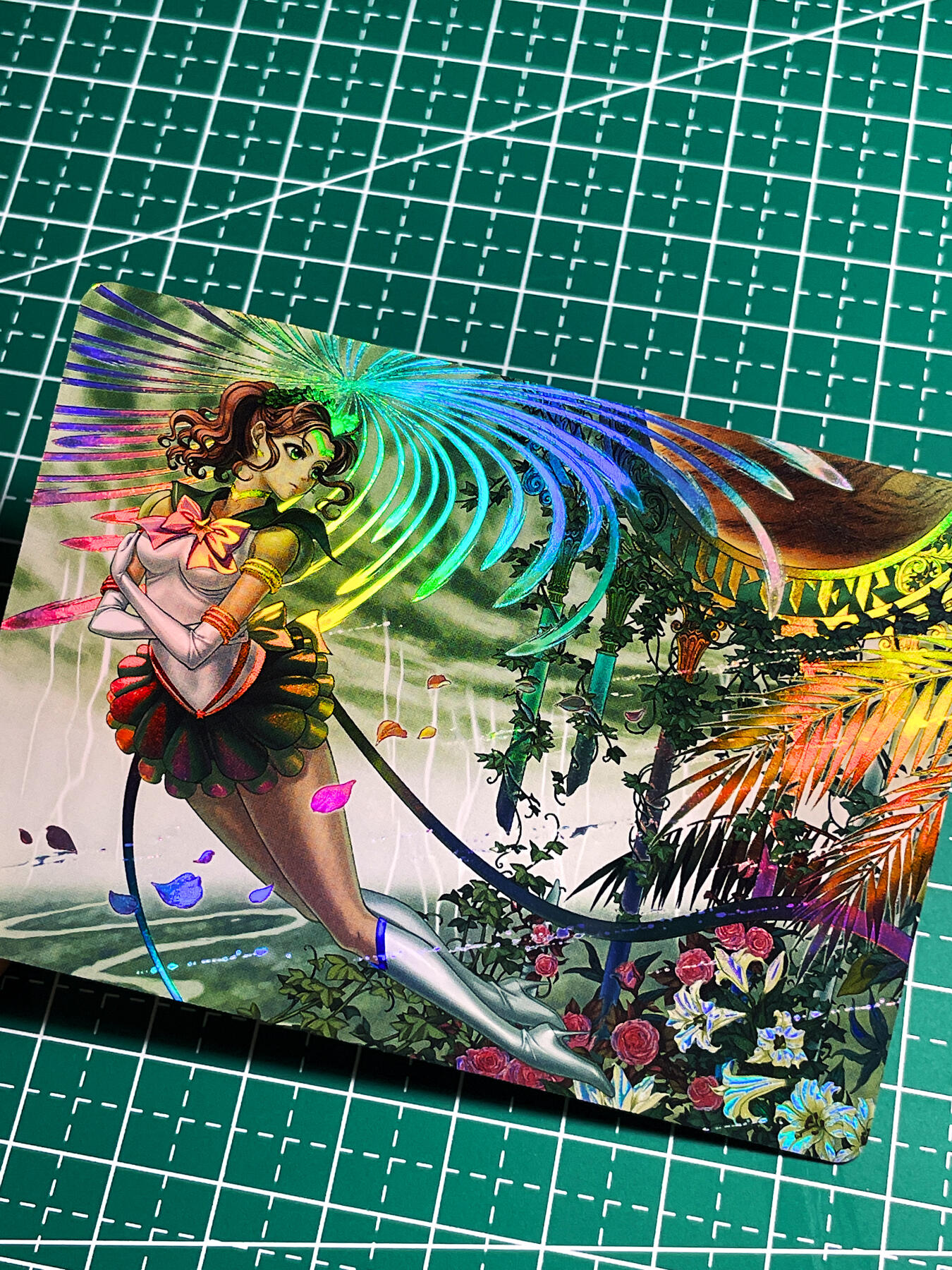 显眼宝35期 佣金1起 10月29日晚20:30截拍  美少女战士 彩闪卡一张   63*88