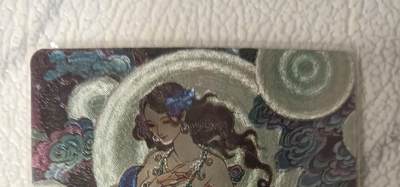 花开卡拍第45期（11月2号周日截拍，品控勿拍!!!拍品不寄存，运费5元，自制卡难免瑕疵，可能存在轻微撞角爆边等出厂瑕疵，品控介意勿拍！） - 人文之宝 神话中国 李云中 后裔+常曦 共一张 正反双人物粗闪 稀缺