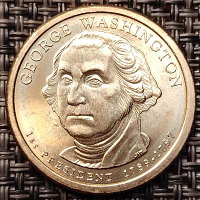 布加迪🐬～世界钱币(上海)🌾第 255 期 /  各国套币和散币 - 美国🇺🇸总统币 第一任 乔治·华盛顿(1789-1797)