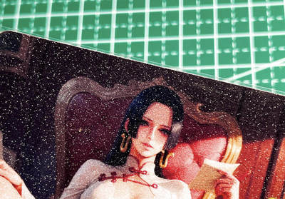 显眼宝35期 佣金1起 10月29日晚20:30截拍  - 正规 女帝 盐晶闪一枚 两面图 63*88