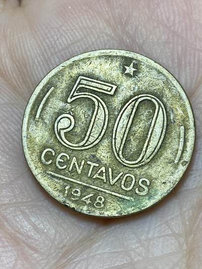 2025年第一百一十九场(总第一百四十五场）外国好品散币(免佣金) - 巴西🇧🇷1948年50分