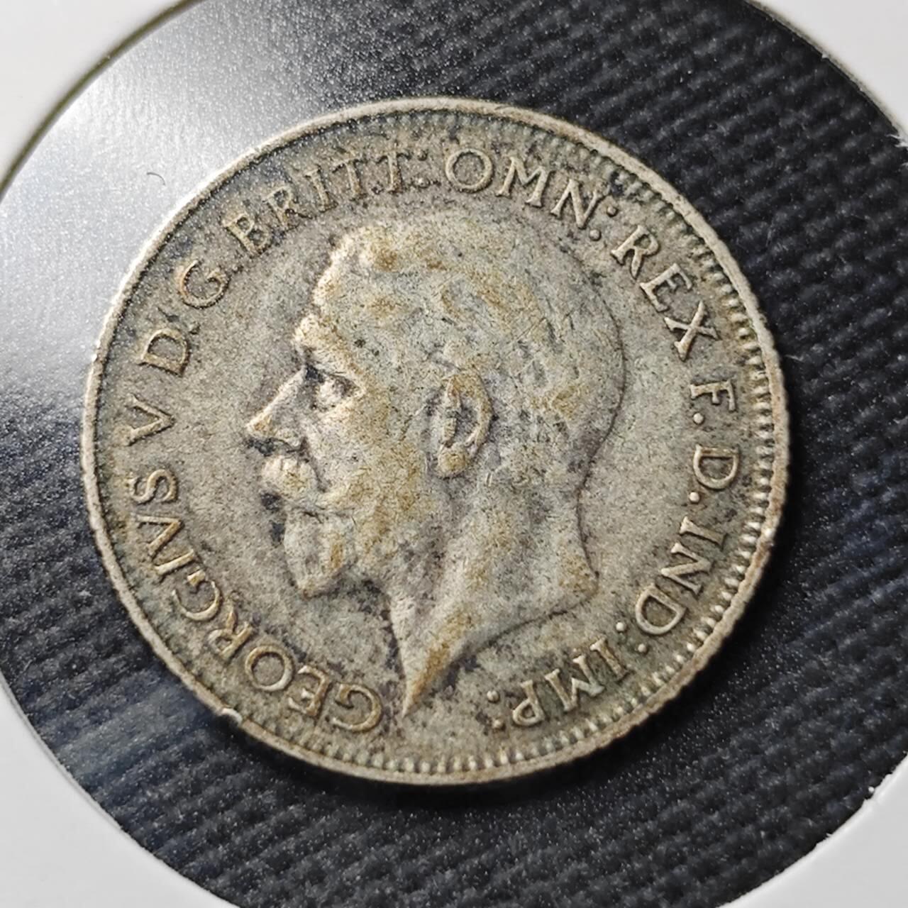 KK钱币收藏小铺  第361场  2月预留时间 周末发货  1930英国6便士银币