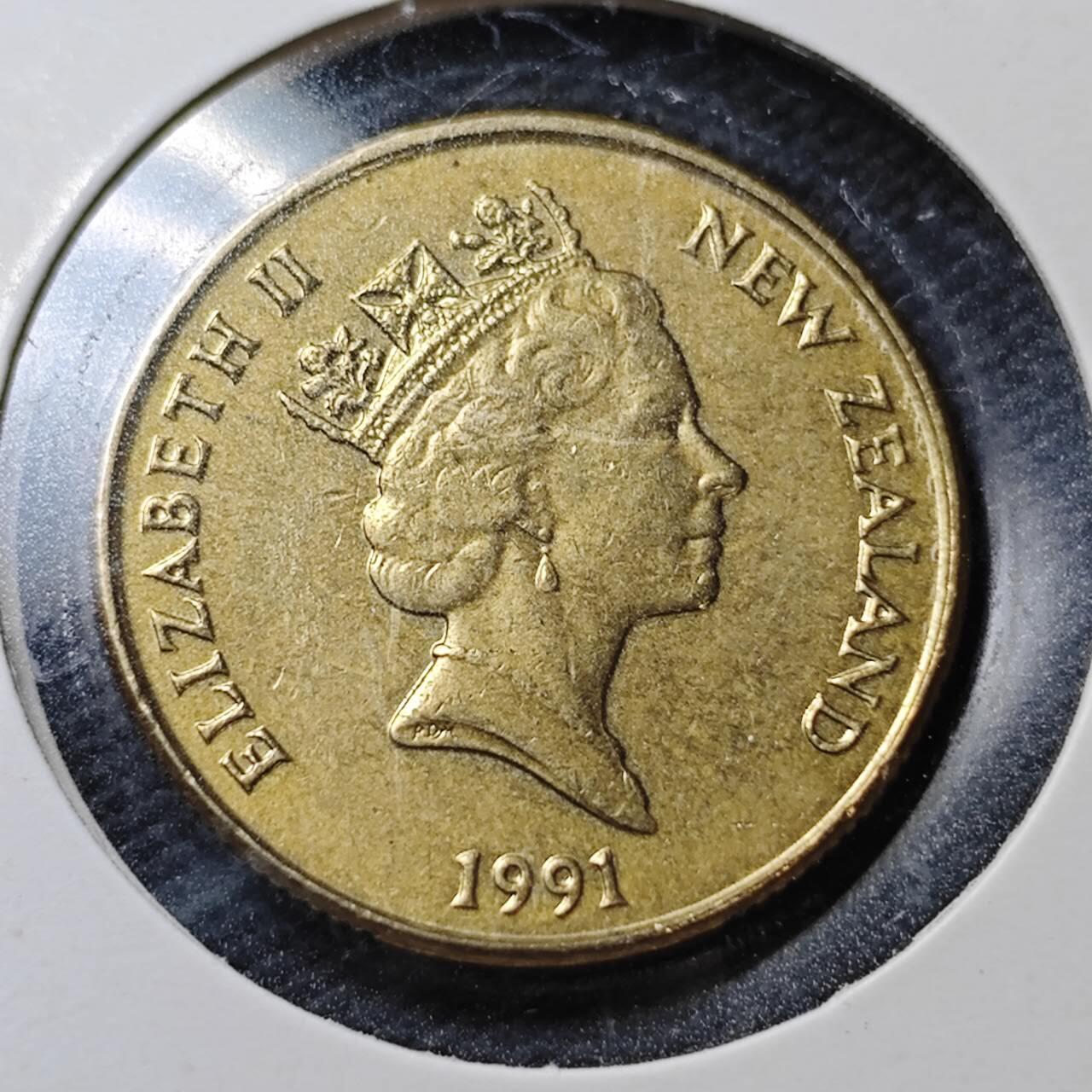 KK钱币收藏小铺  第361场  2月预留时间 周末发货  新西兰1元