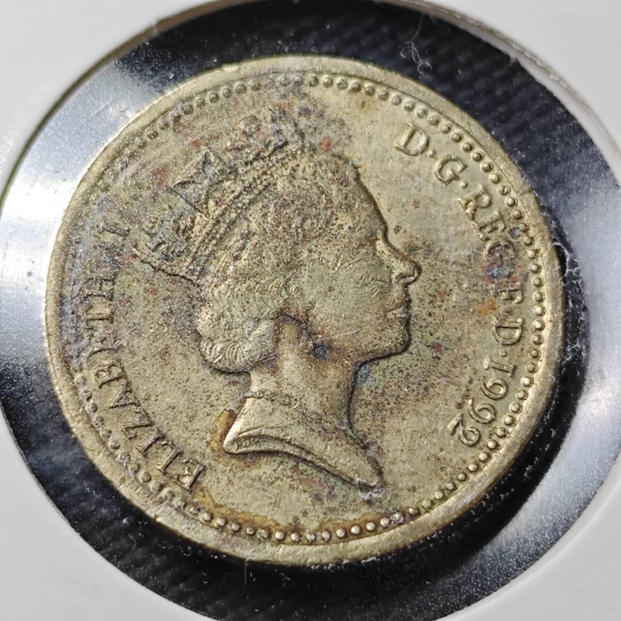 KK钱币收藏小铺  第361场  2月预留时间 周末发货  英国1镑