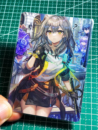 显眼宝35期 佣金1起 10月29日晚20:30截拍  - 原神｜崩铁 动漫卡片一张 折光彩闪  63* 88