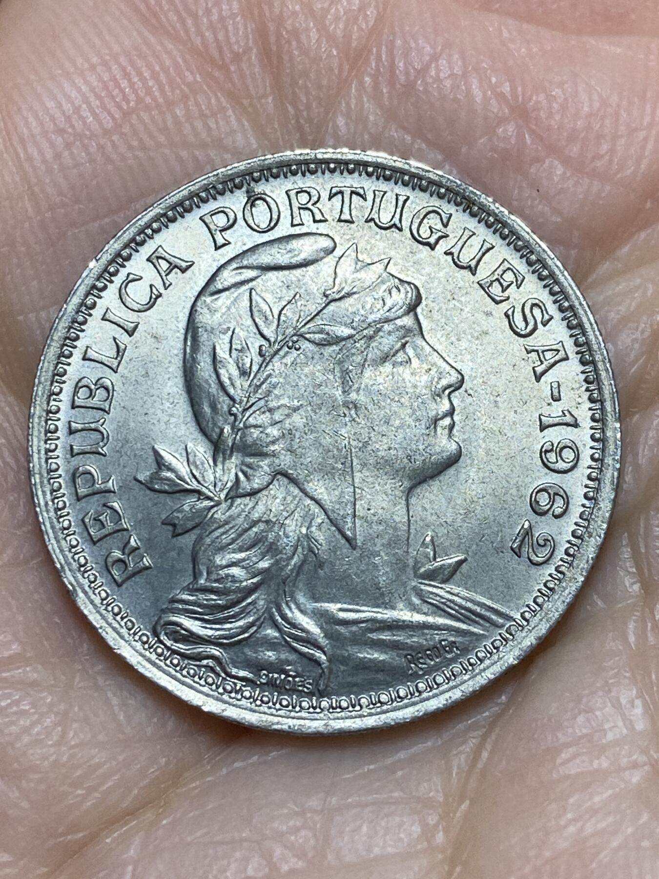 2025年第一百一十九场(总第一百四十五场）外国好品散币(免佣金) 好品–葡萄牙🇵🇹1962年50分