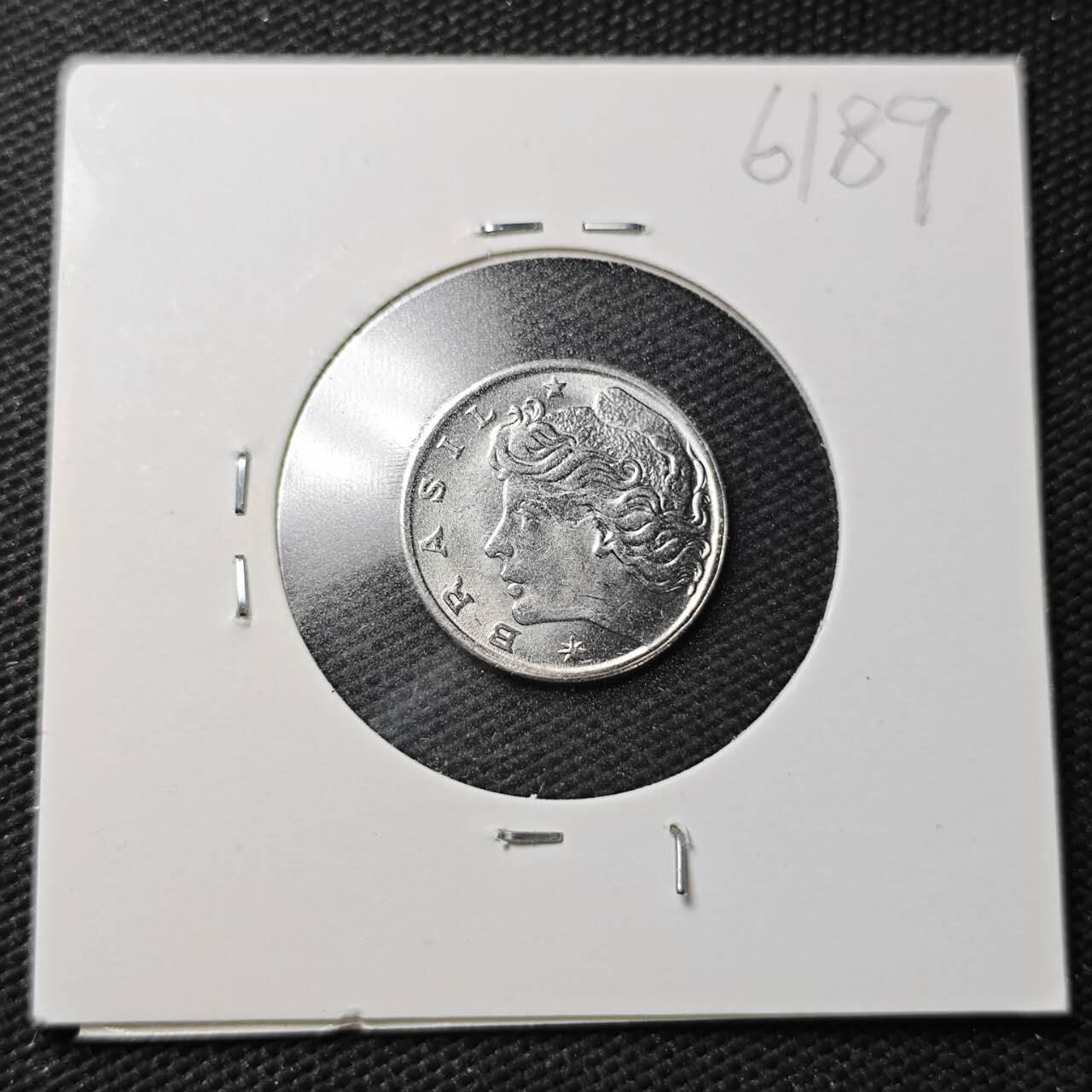 KK钱币收藏小铺  第361场  2月预留时间 周末发货  巴西1分农粮纪念币