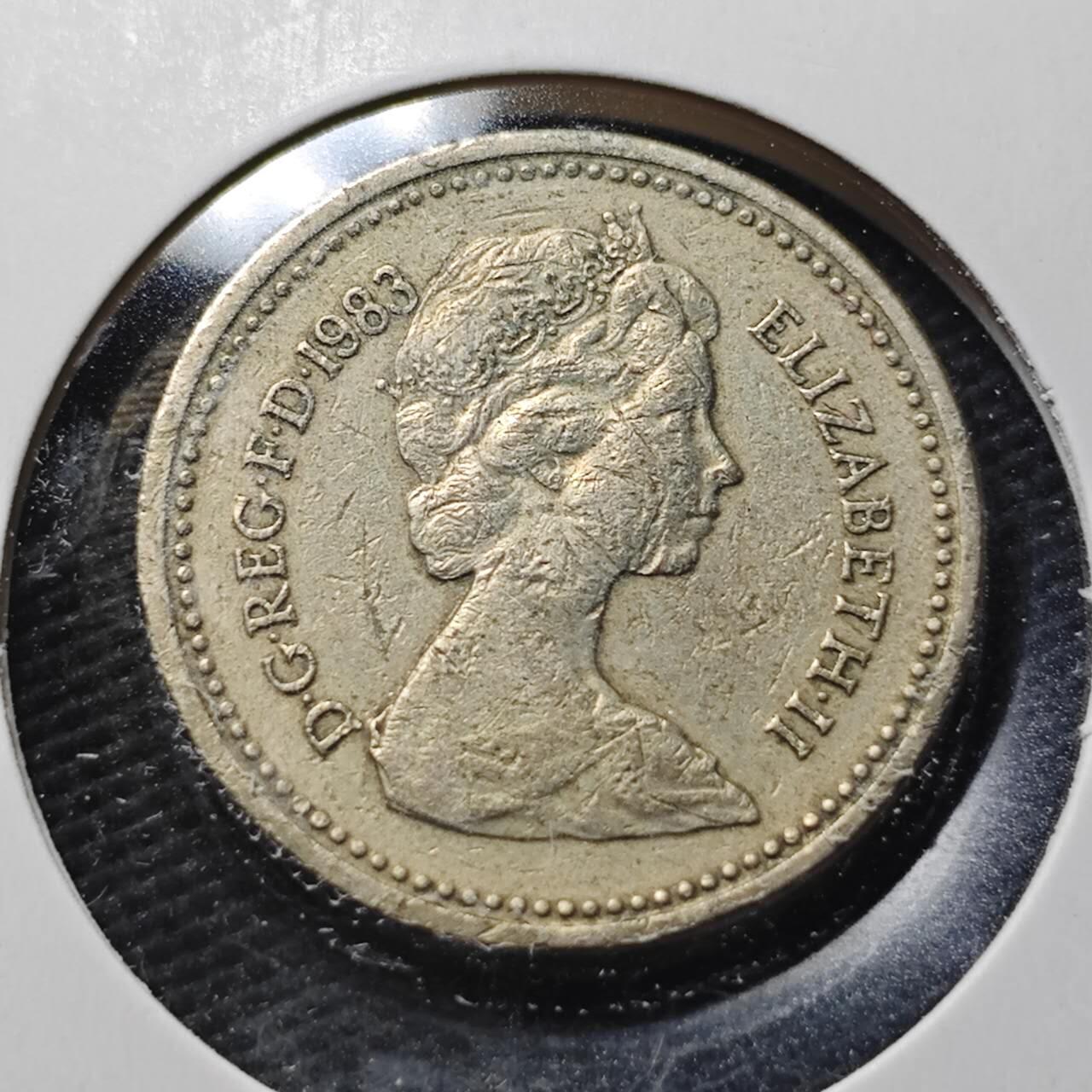 KK钱币收藏小铺  第360场  2月预留时间 周末发货  英国1镑