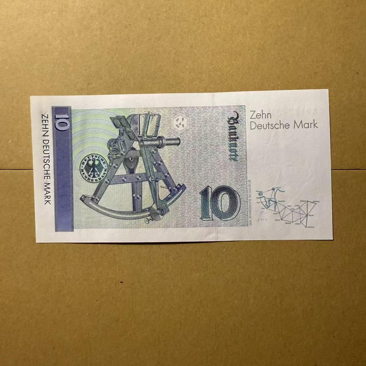 【礼羽收藏】🌏世界钱币拍卖第109期 德国1993年 10马克 全新unc