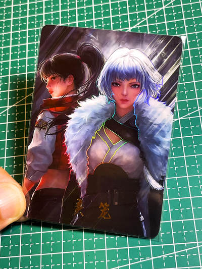 显眼宝35期 佣金1起 10月29日晚20:30截拍  - 造物卡牌   二次元系列    灵笼    共1张   彩闪工艺   大卡尺寸  63*88