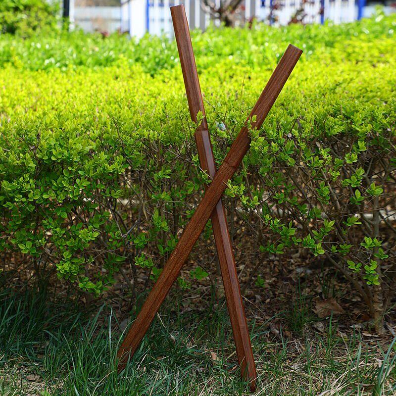 听雨轩（12） 重蚁木一体手工制作实木单手剑 88*3.5*2cm