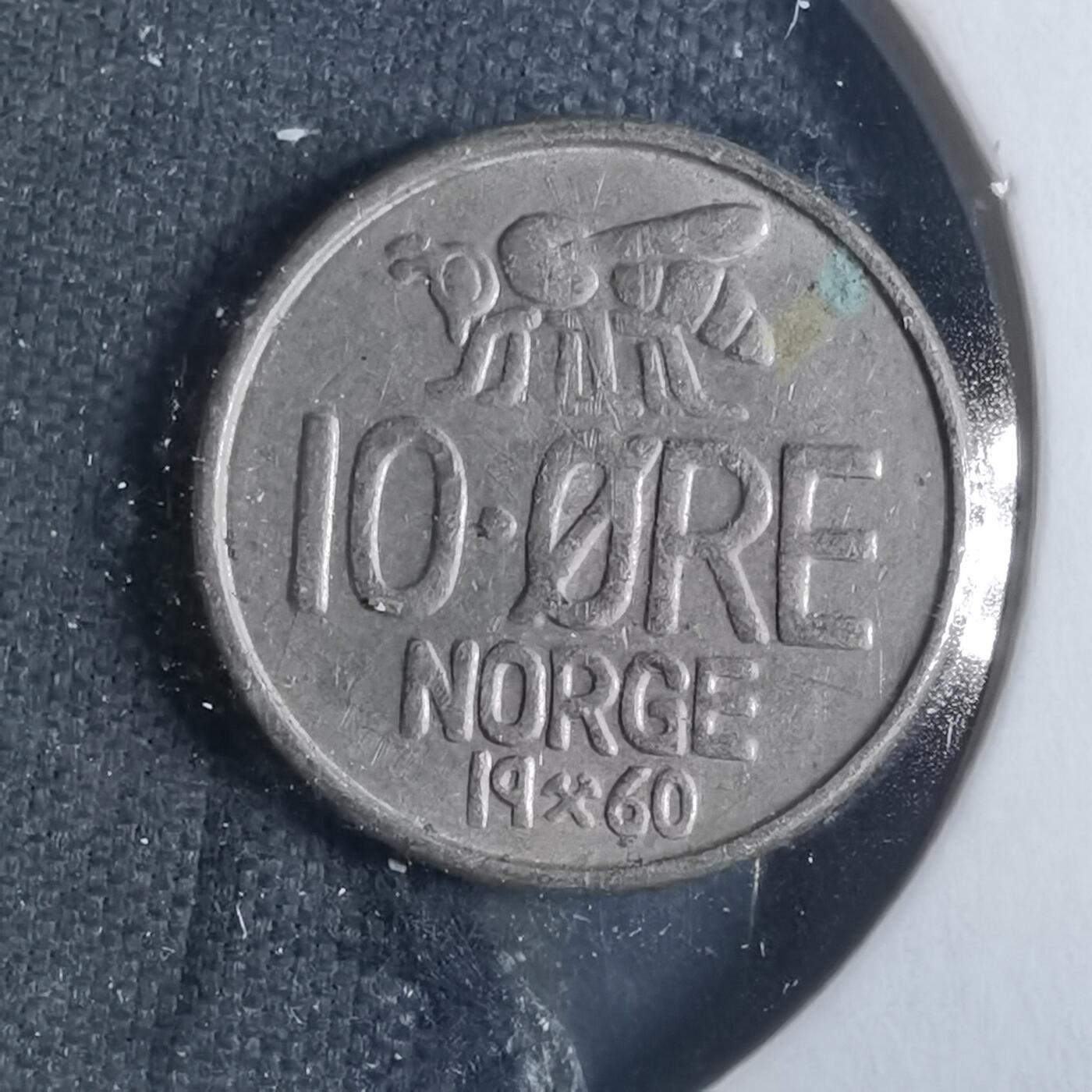 沼泽如烟--第885场 挪威1960年10欧尔