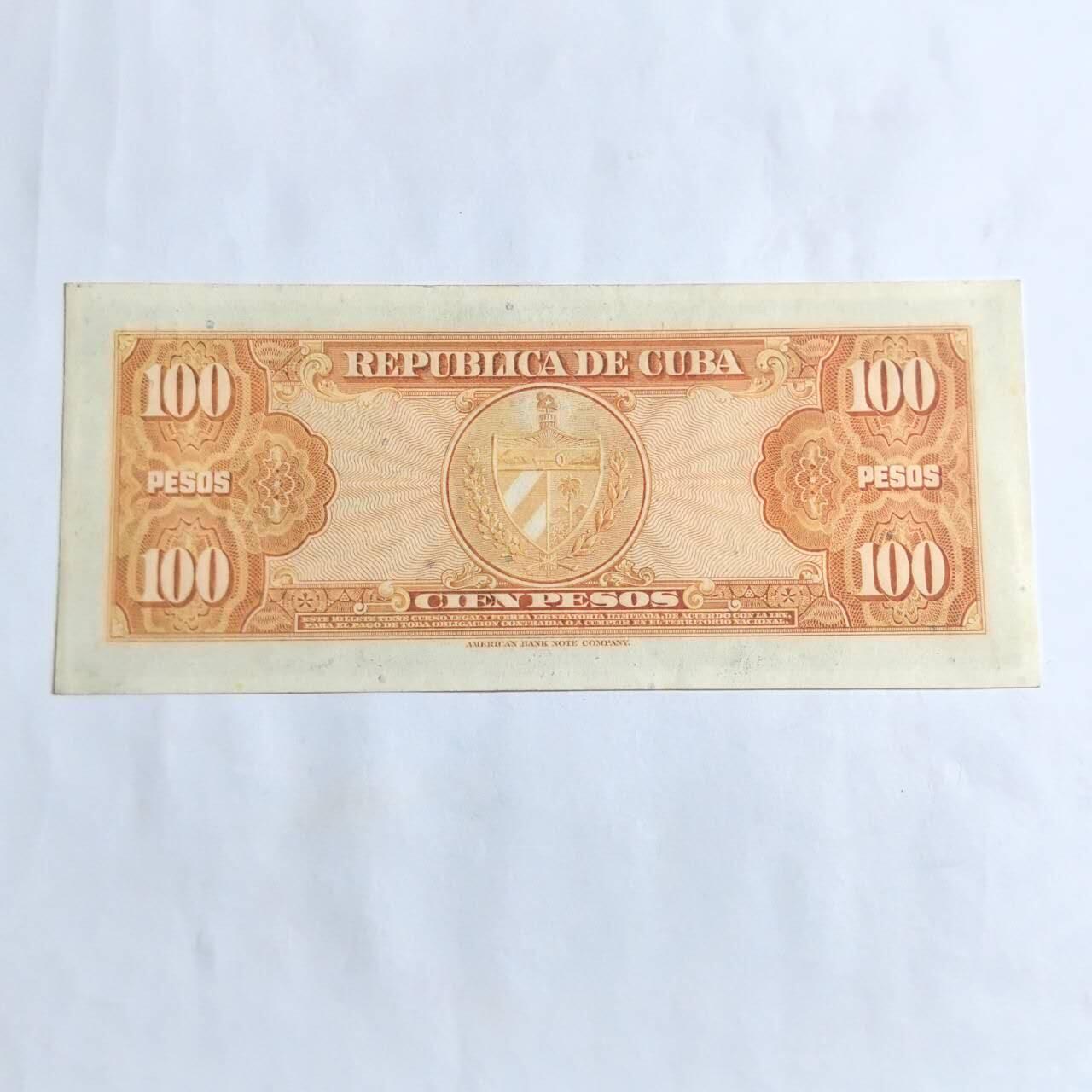 各国外币第96期 品种好大部分全新 古巴100比索 全新