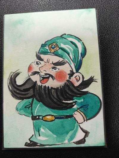 天玑星卡拍第134期《11.3周一截拍》持续收拍收评中 满赠卡需备注 - 【手绘卡】 火柴 关羽 手绘卡