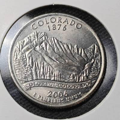 KK钱币收藏小铺  第361场  2月预留时间 周末发货 -  美国25分纪念币 好品