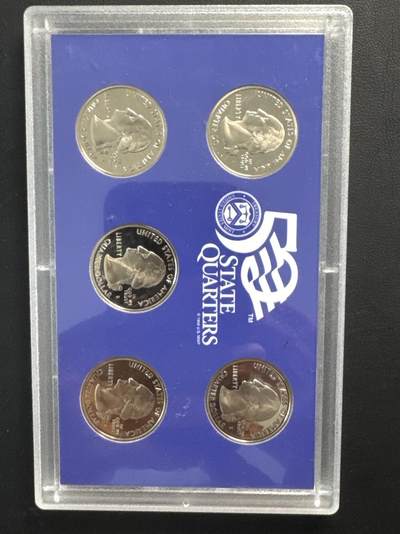 ❤️【币观天下】❤️ 第329期钱币拍卖- 2025.10.31周五晚上6点半场-长期征集拍品 - 美国2005年州币精制套装