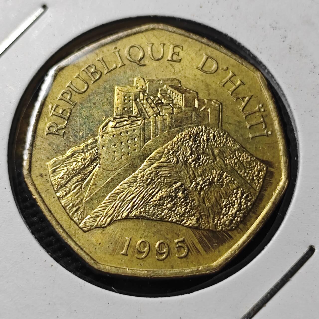 KK钱币收藏小铺  第361场  2月预留时间 周末发货  1995海地1古德