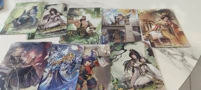 秋原瞳的小店第二十七期（持续收拍，11月秋意正浓，冬欲近，暖心囤卡好时光） - 卡游王者荣耀逸闻9张，场景图，实物非常好看