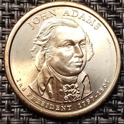布加迪🐬～世界钱币(上海)🌾第 255 期 /  各国套币和散币 - 美国🇺🇸总统币 第二任 约翰·亚当斯(1797-1801)