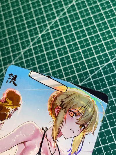 显眼宝35期 佣金1起 10月29日晚20:30截拍  - 造物卡牌   墨烬红颜系列    吾王限定卡    共1张   彩闪工艺   大卡尺寸  63*88