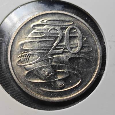 KK钱币收藏小铺  第360场  2月预留时间 周末发货 -  1984澳大利亚20分 好品