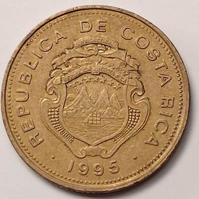 布加迪🐬～世界钱币(上海)🌾第 255 期 /  各国套币和散币 - 哥斯达黎加🇨🇷 1995年 25科隆