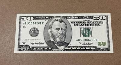 【礼羽收藏】🌏世界钱币拍卖第108期 - 96年首发大头50美元无4.7全新unc品相