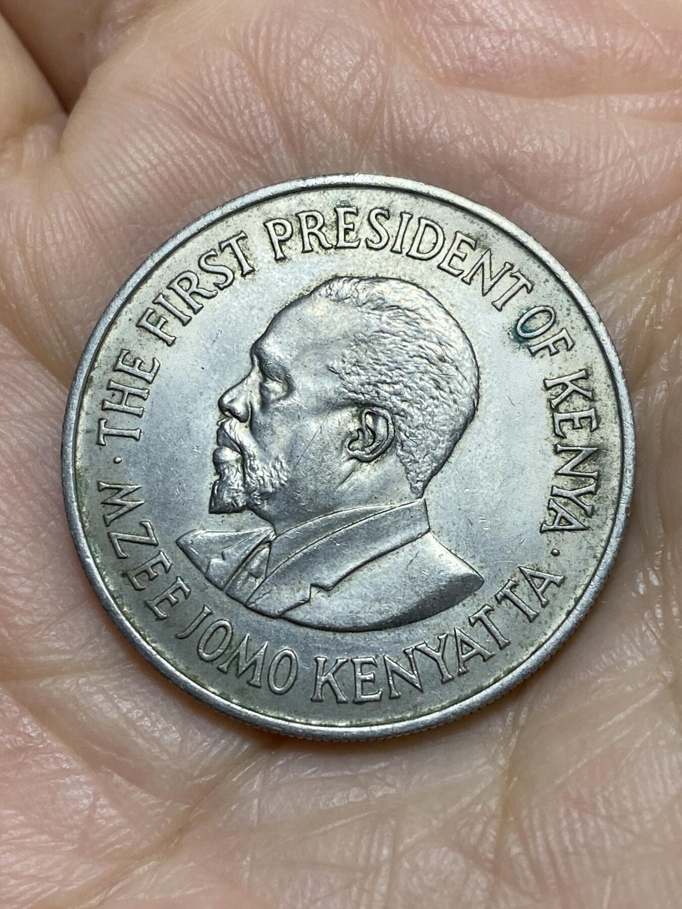 2025年第一百一十九场(总第一百四十五场）外国好品散币(免佣金) 肯尼亚🇰🇪1971年1先令