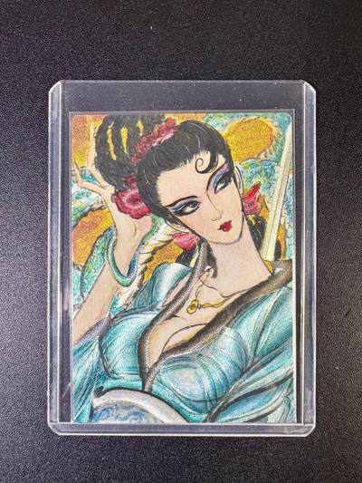 NO.14 好又多金牌大场，双11狂欢！每周一站式配齐，方便凑单！（周6晚8点截拍，卖家送拍0抽成！） - 昆仑万象 权迎东上色签绘水浒第二弹 限定兑换卡-小青 粗闪