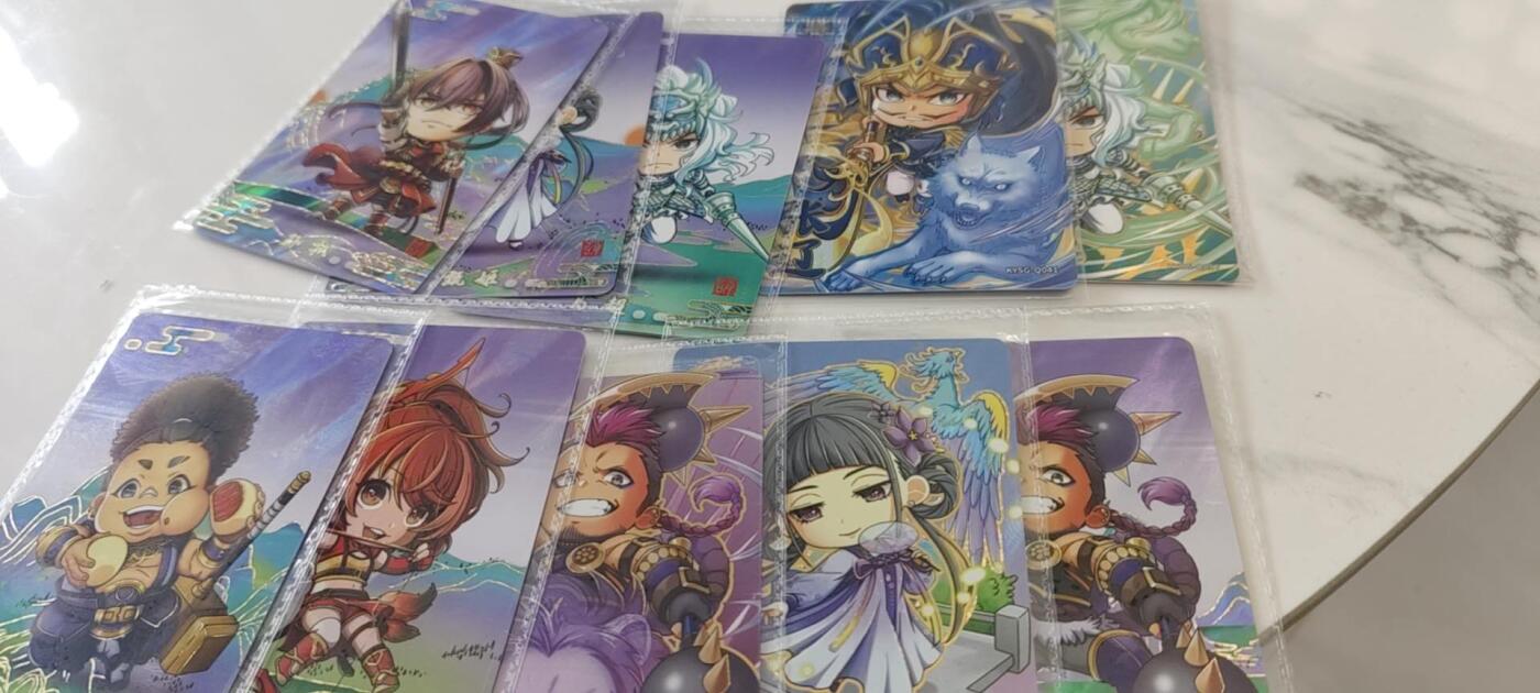 秋原瞳的小店第二十七期（持续收拍，11月秋意正浓，冬欲近，暖心囤卡好时光） 卡游三国萌将卡10张一组——萌妹卡