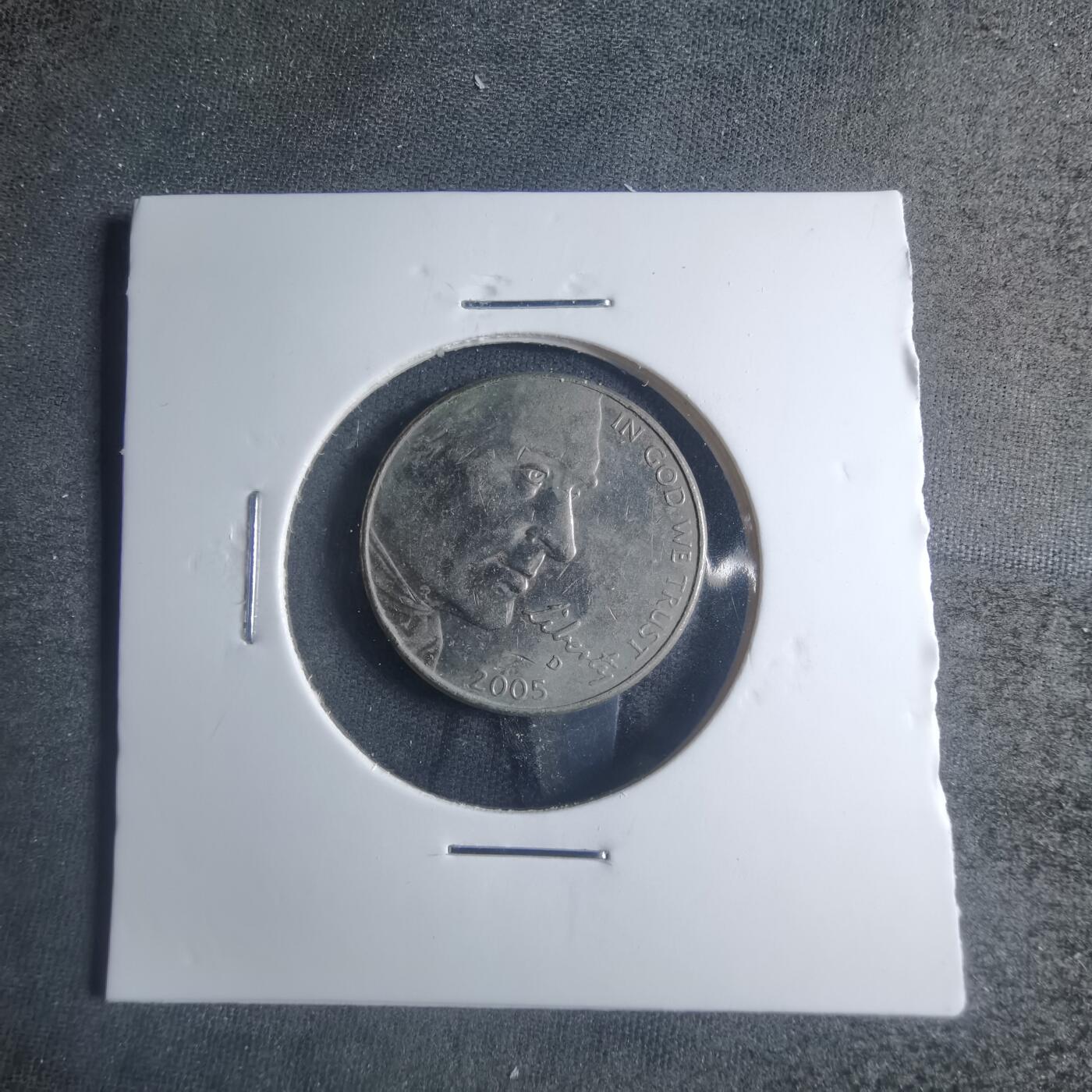 沼泽如烟--第885场 美国2005年五分纪念币