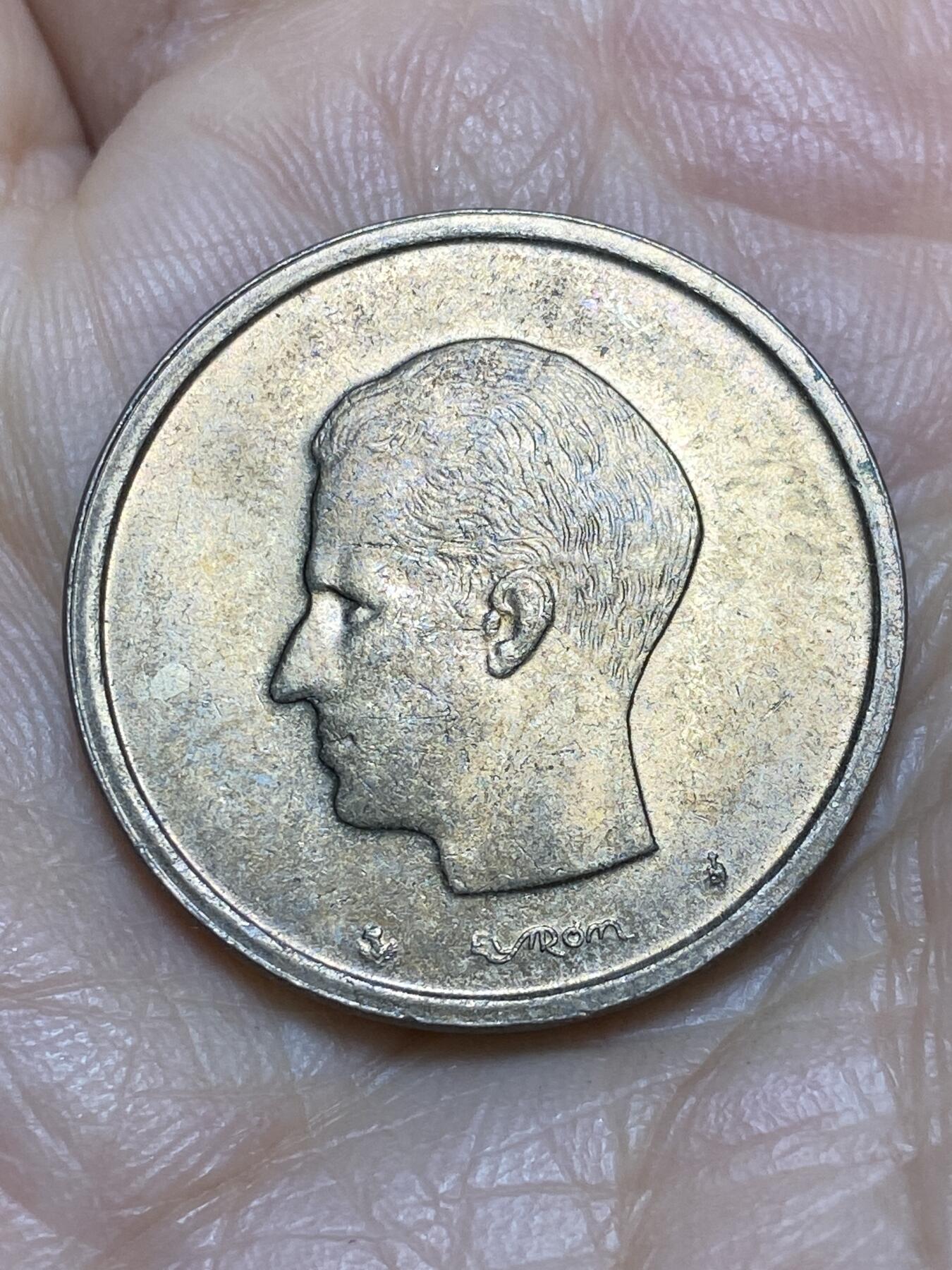 2025年第一百一十九场(总第一百四十五场）外国好品散币(免佣金) 比利时🇧🇪1981年20法郎(博杜安一世，荷语版)