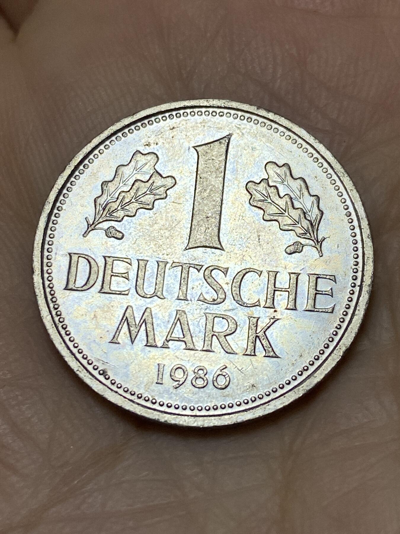 2025年第一百一十九场(总第一百四十五场）外国好品散币(免佣金) 德国🇩🇪1986年1马克(D标慕尼黑造)