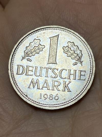 2025年第一百一十九场(总第一百四十五场）外国好品散币(免佣金) - 德国🇩🇪1986年1马克(D标慕尼黑造)