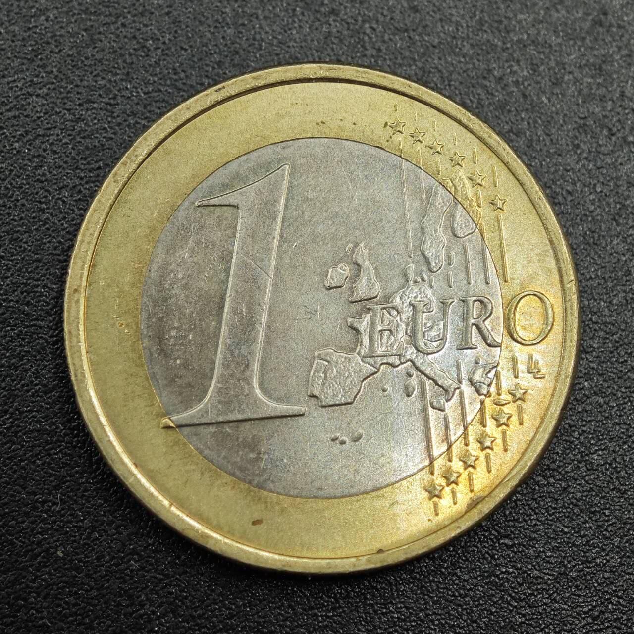 【淘币小摊】实时拍第七百七十九拍   散币场   满百包邮可预留二周 每周一统一发货   德国2002年1欧元