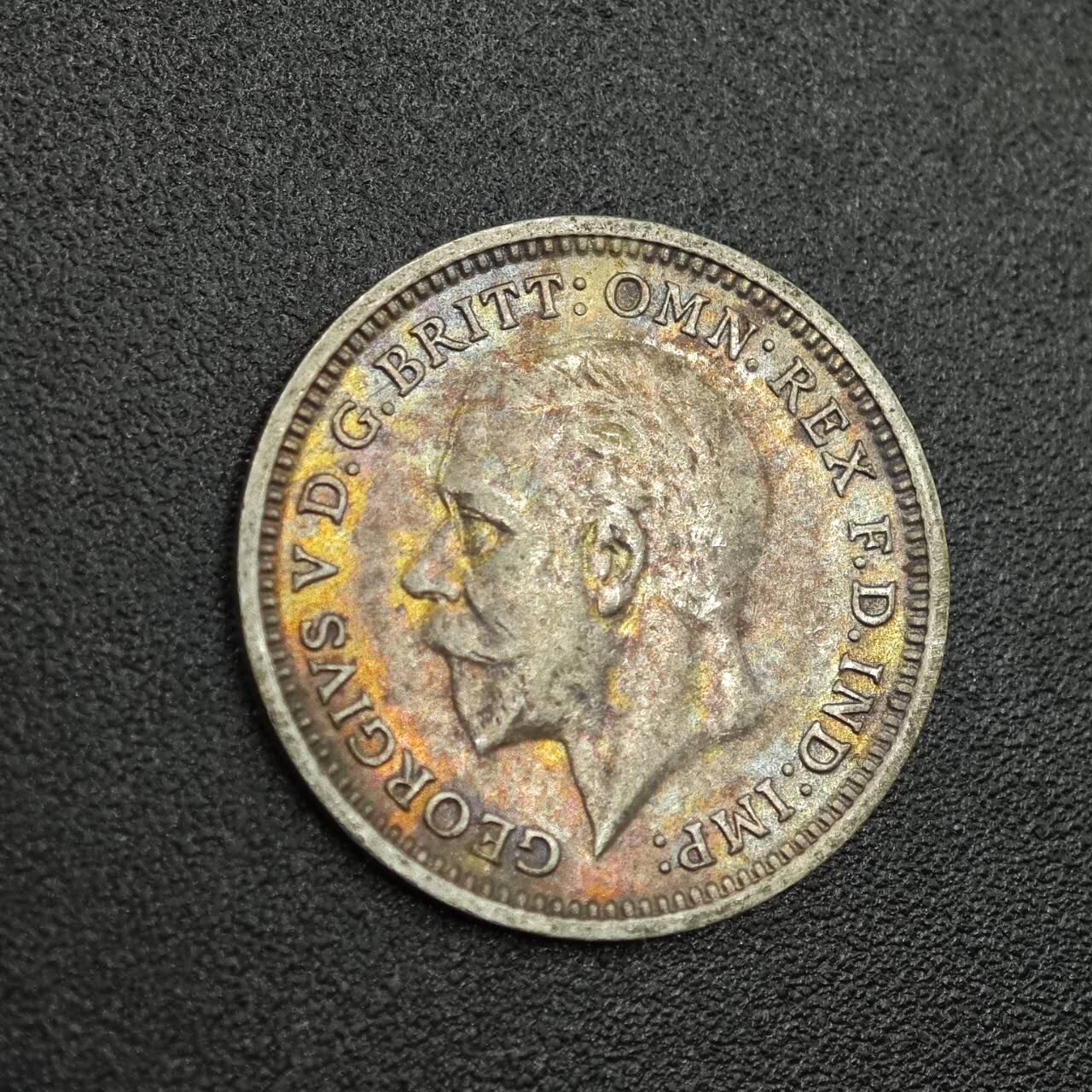 【淘币小摊】限时拍第七百八十拍  小银币场  满百包邮可预留两周  周一统一发货  英国1936年乔治五世3便士银币