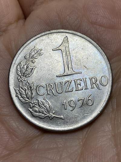 2025年第一百一十九场(总第一百四十五场）外国好品散币(免佣金) - 巴西🇧🇷1976年1克鲁塞罗