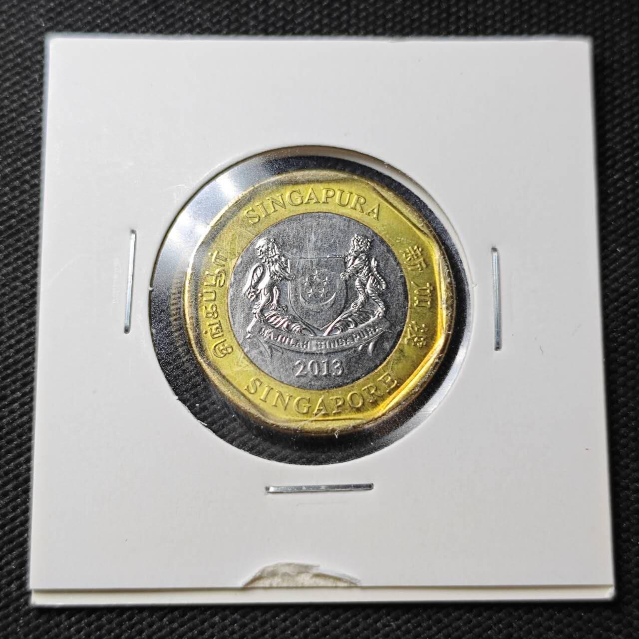 KK钱币收藏小铺  第361场  2月预留时间 周末发货  新加坡1元