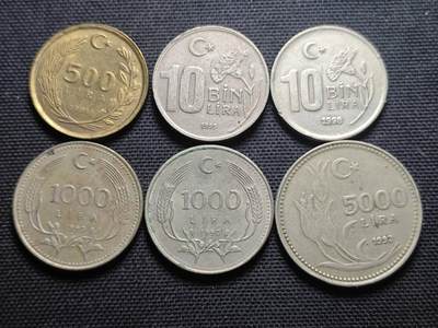 KK钱币收藏小铺  第360场  2月预留时间 周末发货 -  土耳其散币一组16枚