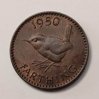 布加迪🐬～世界钱币(上海)🌾第 255 期 /  各国套币和散币 - 英国🇬🇧 1950年 1法新