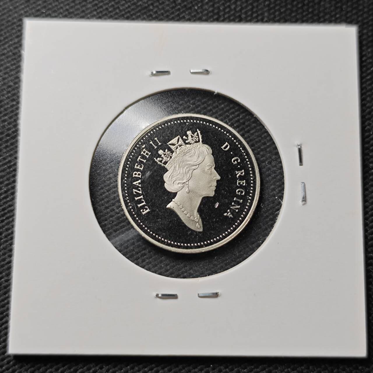 KK钱币收藏小铺  第361场  2月预留时间 周末发货  1995加拿大5分精制币